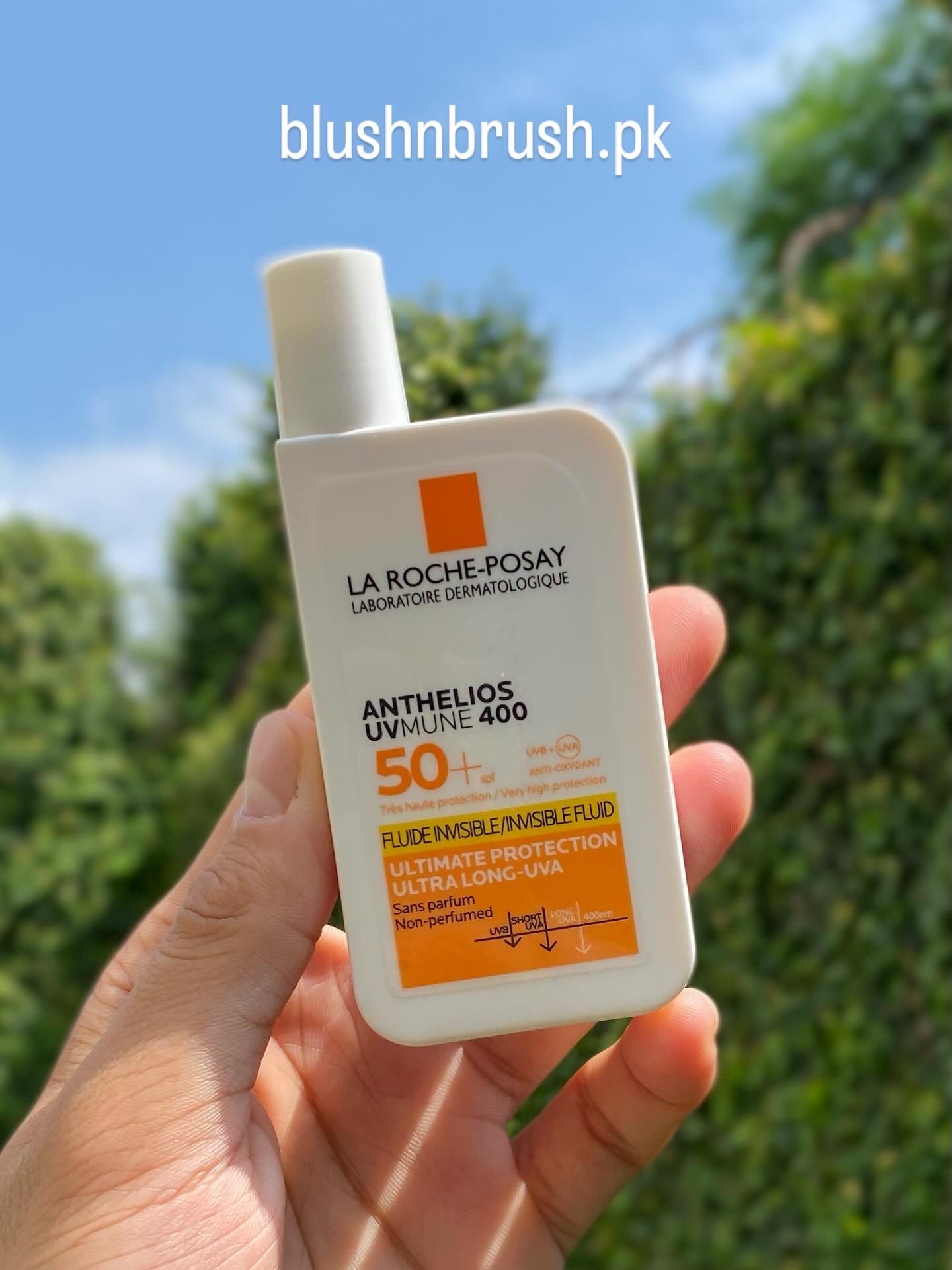 La Roche-Posay Anthelios Fluid Invisible SPF 50+ – Broad-Spectrum Sun Protection