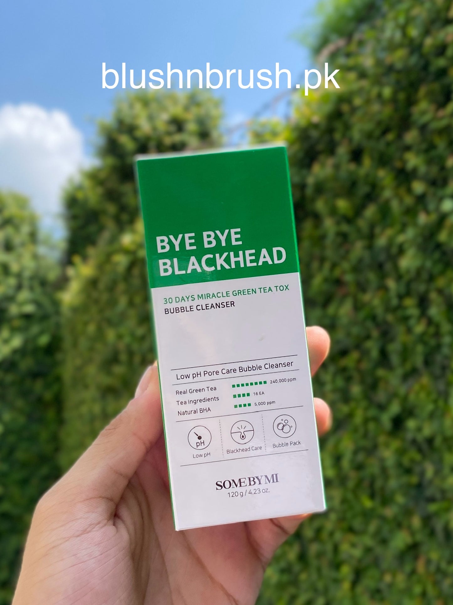 Some By Mi Bye Bye Blackhead 30 Days Miracle Green Tea Tox Bubble Cleanser