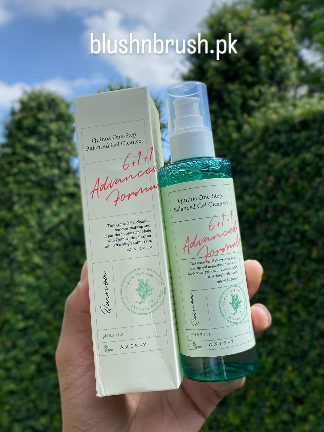 Axis-Y Quinoa One-Step Balanced Gel Cleanser – 180ml
