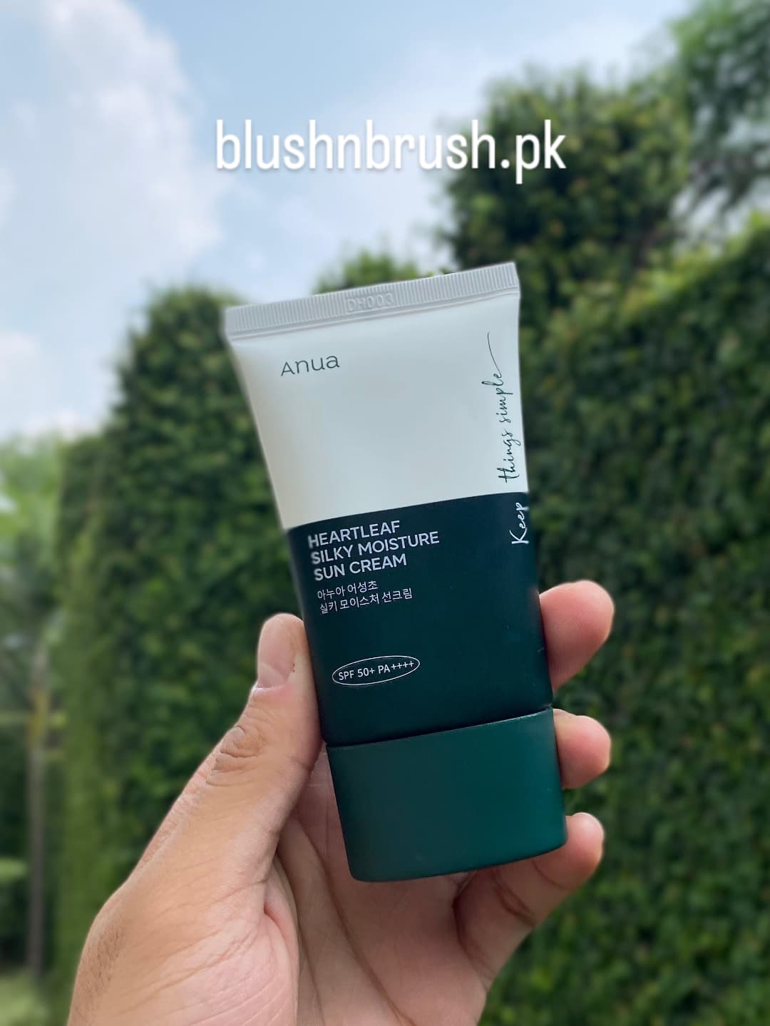 Anua Heartleaf Silky Moisture Sun Cream SPF50+ PA++++ – 50ml