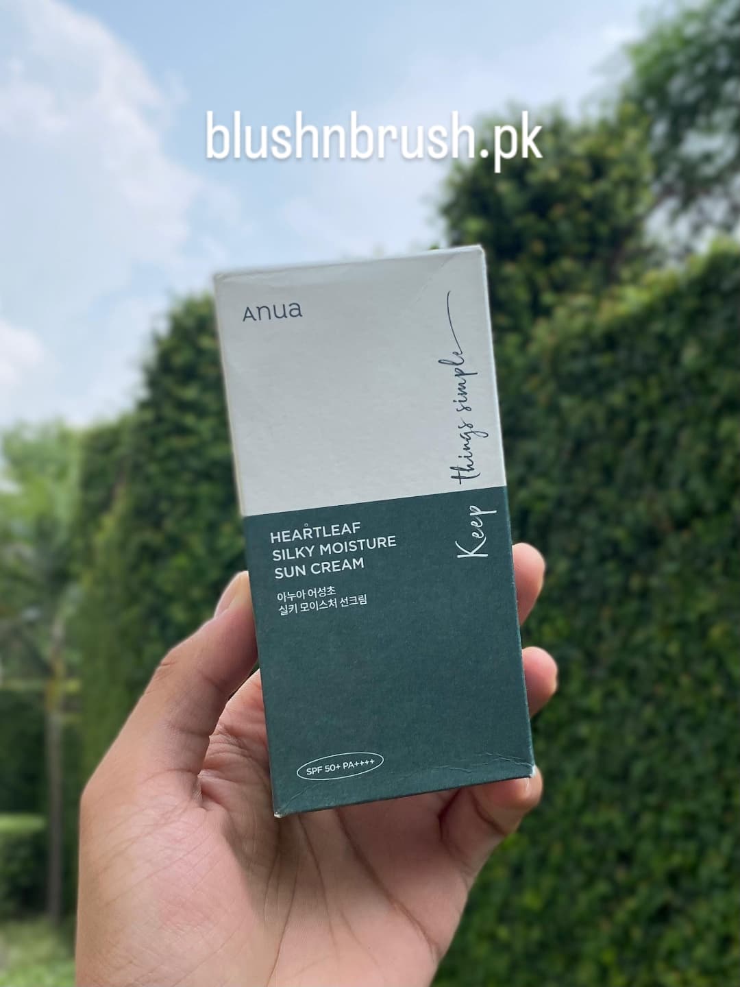 Anua Heartleaf Silky Moisture Sun Cream SPF50+ PA++++ – 50ml