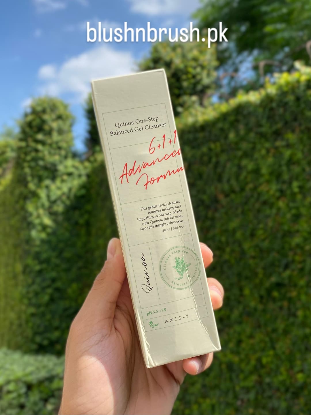 Axis-Y Quinoa One-Step Balanced Gel Cleanser – 180ml