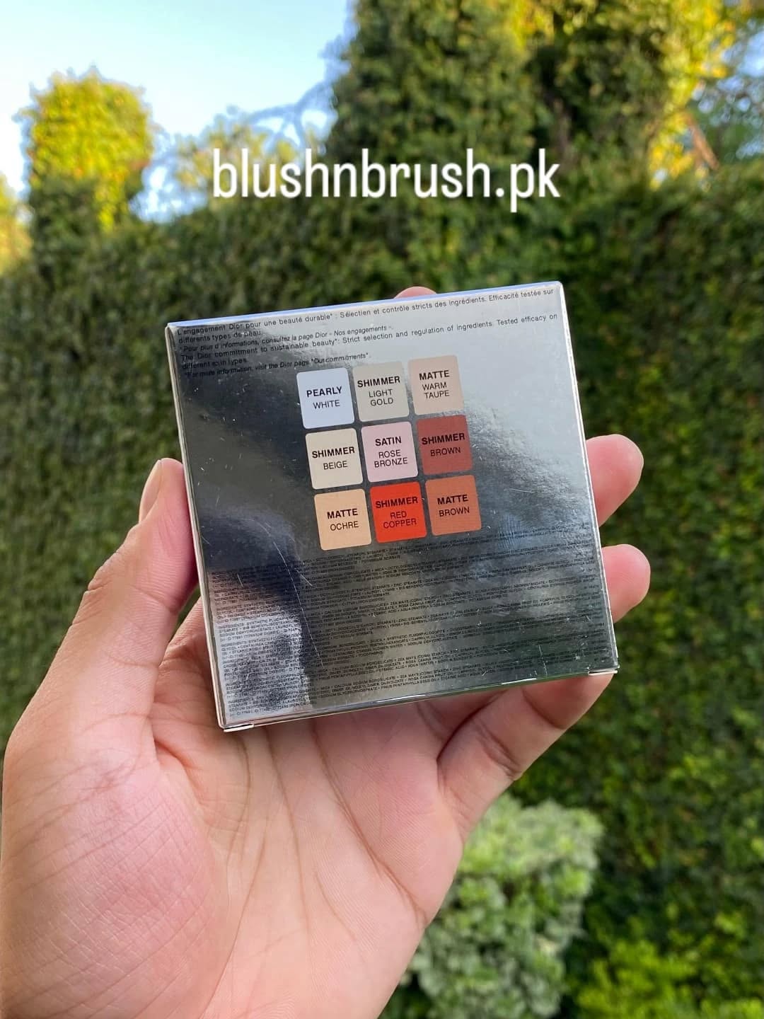 Dior Backstage 9-Color Eye Shadow Palette