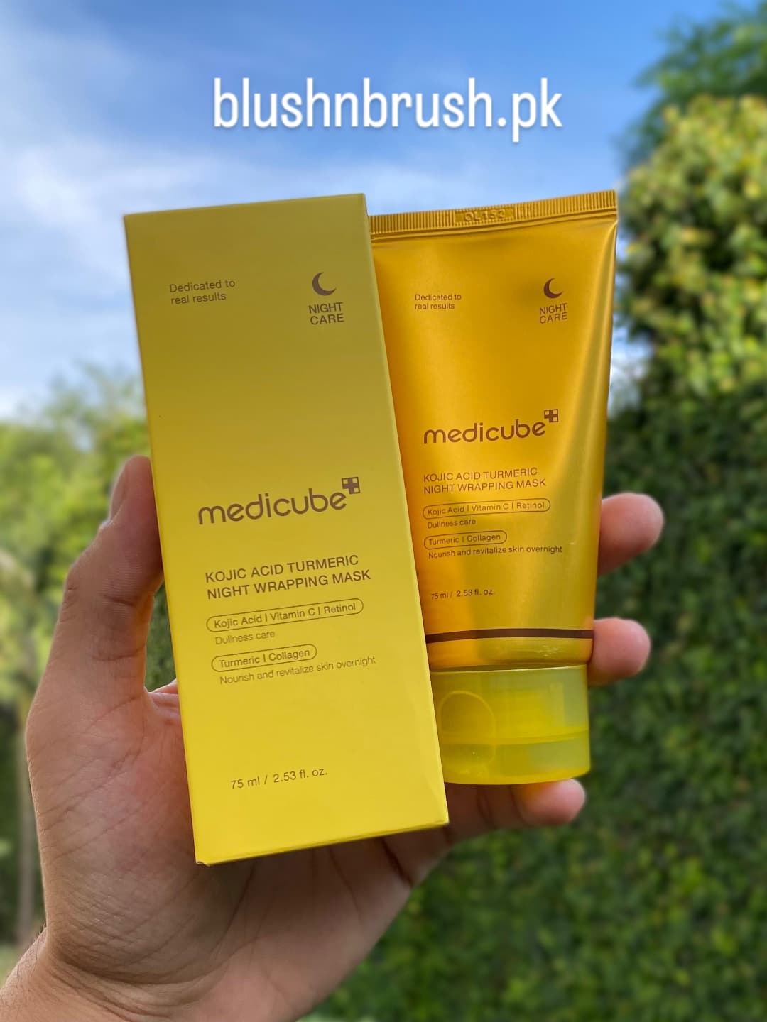 Medicube Kojic Acid + Turmeric Night Wrapping Mask ā 75ml