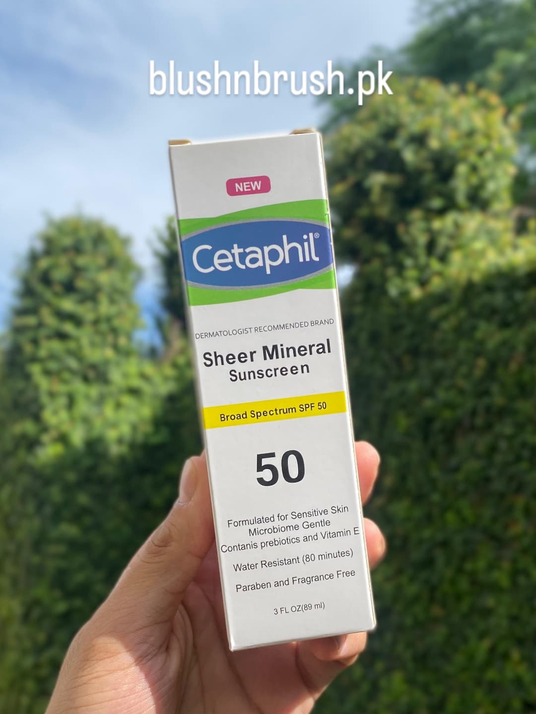 Cetaphil Sun SPF50 Sheer Mineral Sunscreen – 89ml