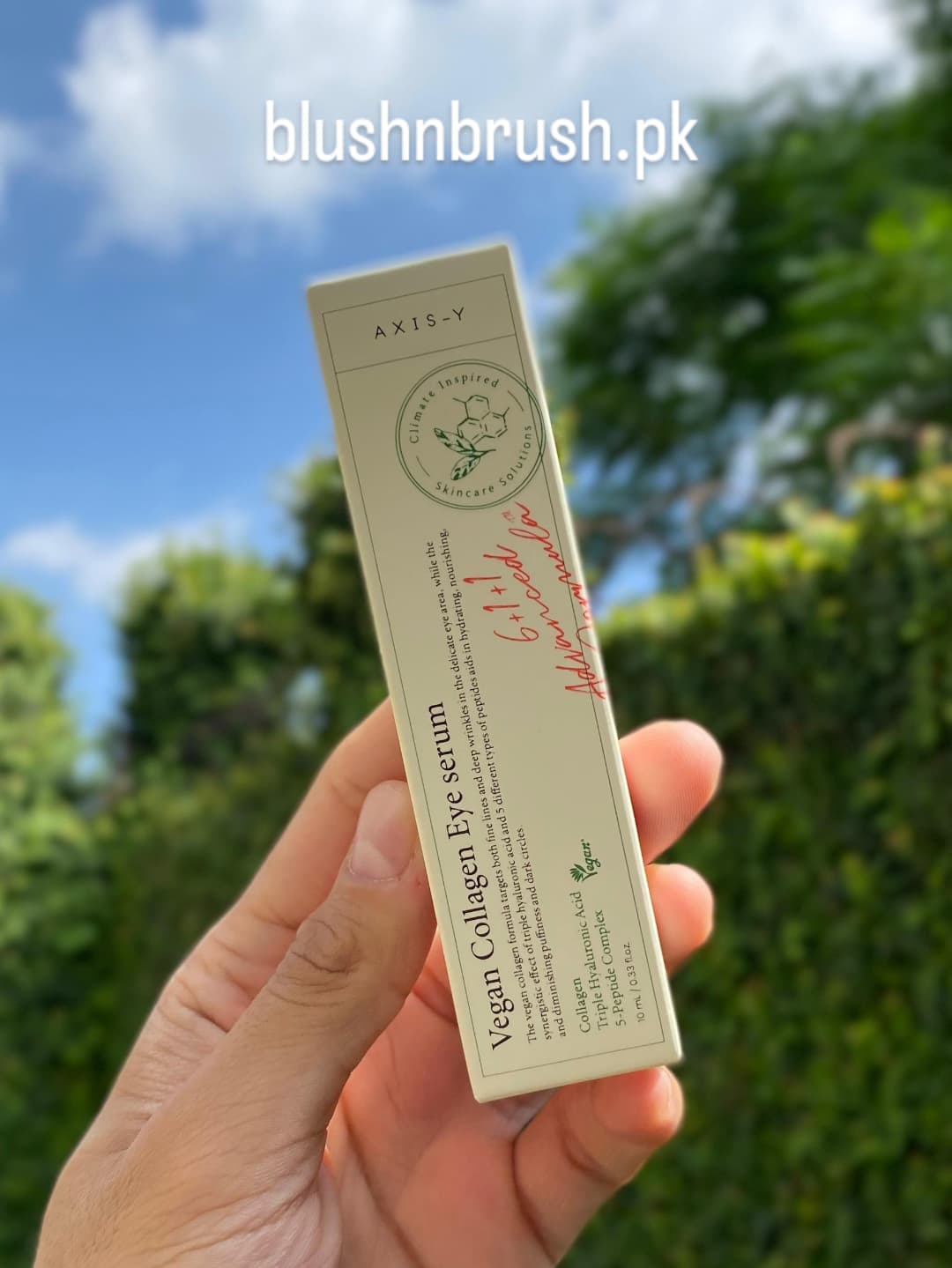 Axis-Y Vegan Collagen Eye Serum – Hydrating & Firming