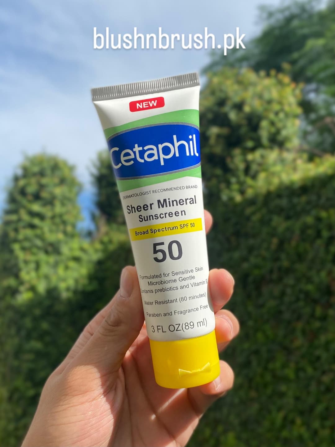 Cetaphil Sun SPF50 Sheer Mineral Sunscreen – 89ml