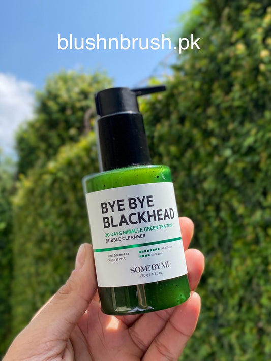 Some By Mi Bye Bye Blackhead 30 Days Miracle Green Tea Tox Bubble Cleanser