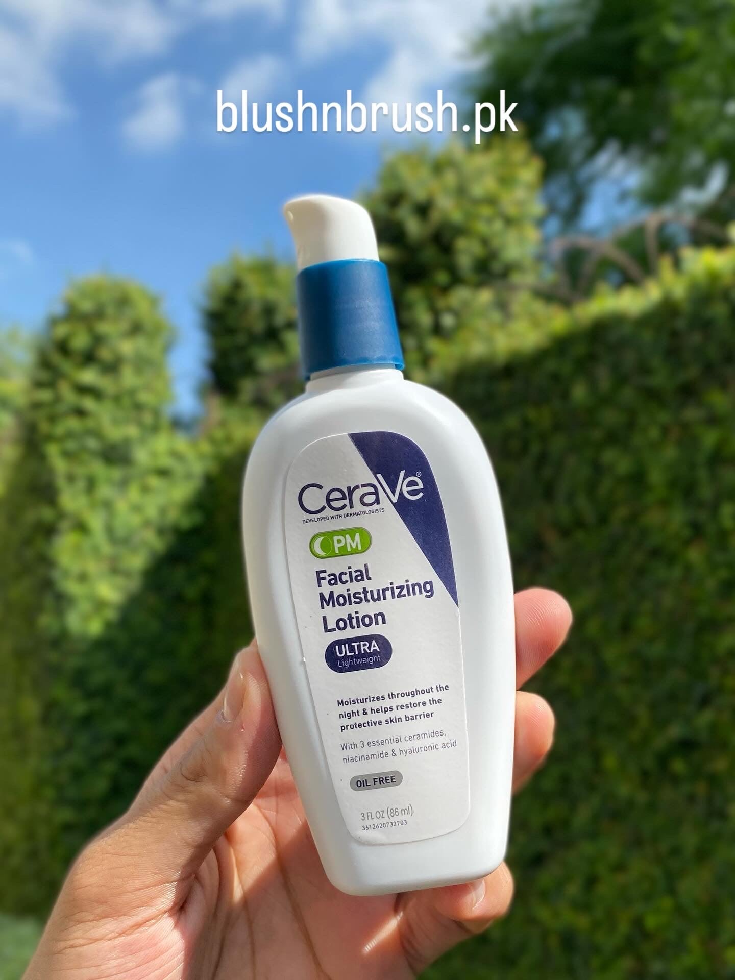 CeraVe PM Ultra-Lightweight Facial Moisturizing Lotion