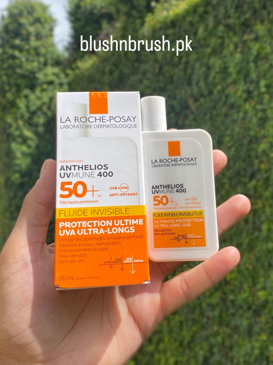 La Roche-Posay Anthelios Fluid Invisible SPF 50+ – Broad-Spectrum Sun Protection