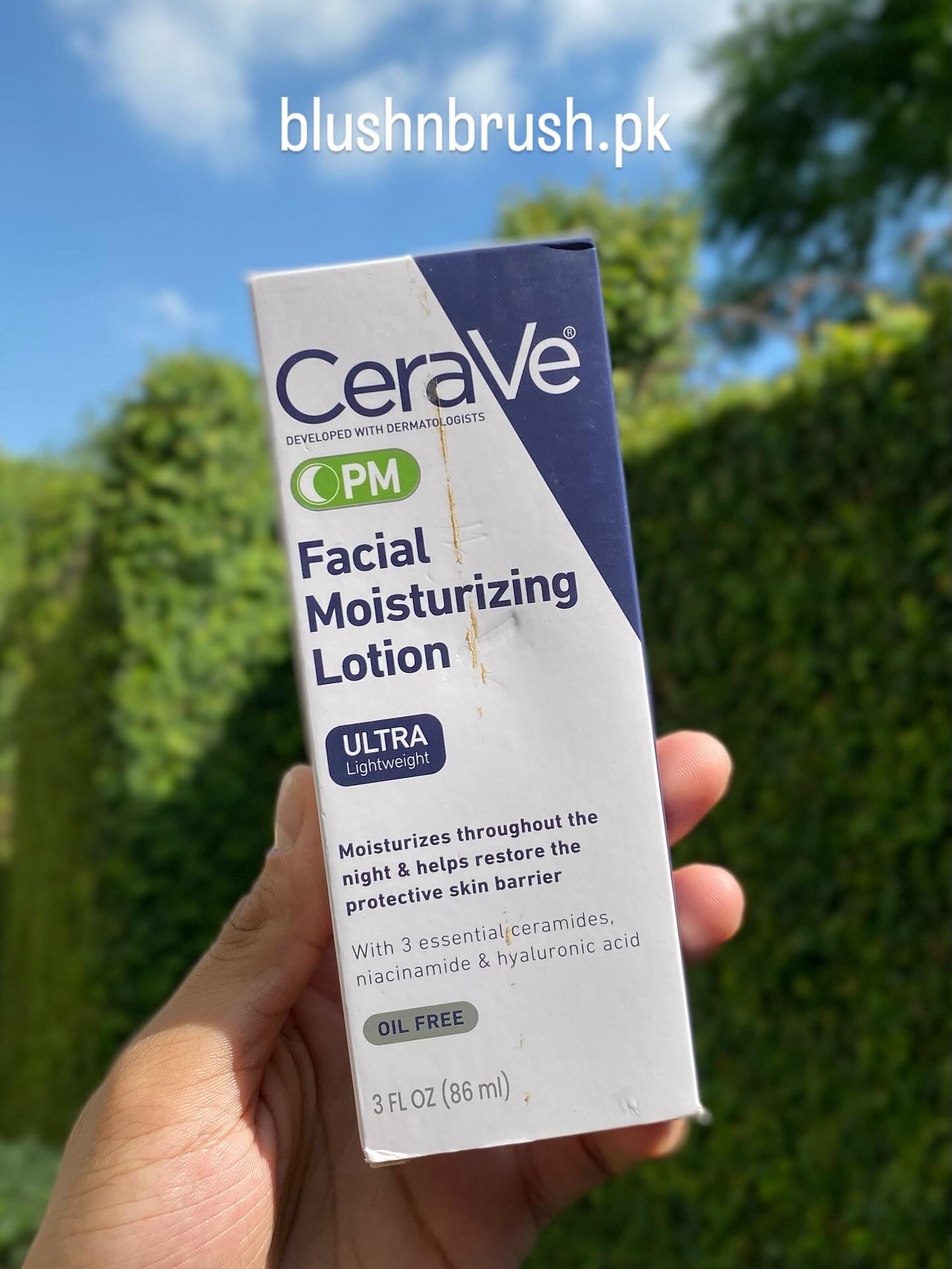 CeraVe PM Ultra-Lightweight Facial Moisturizing Lotion