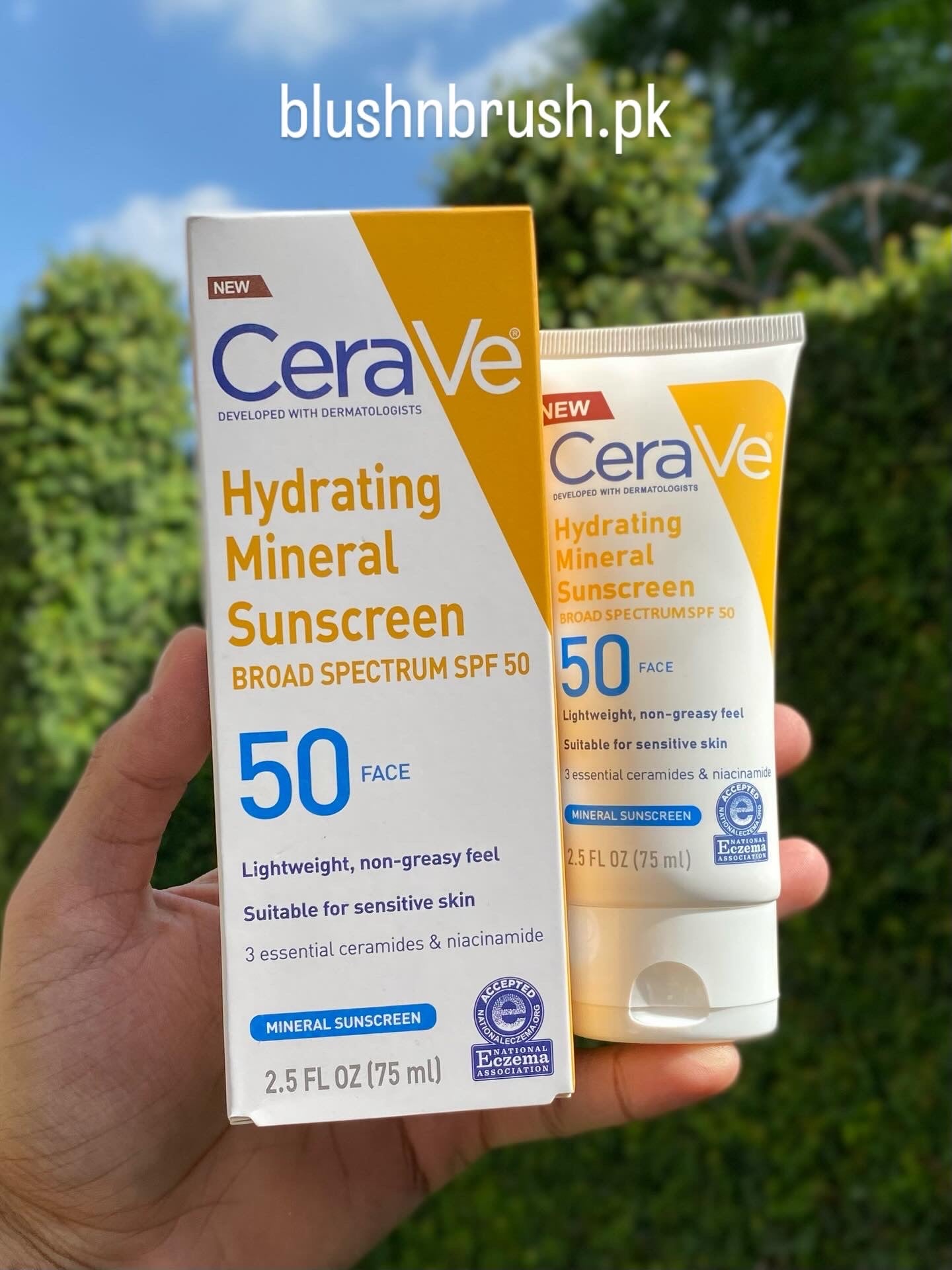 CeraVe Hydrating Mineral Sunscreen SPF 50 – 75ml