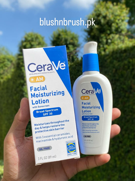 CeraVe AM Facial Moisturizing Lotion with Broad-Spectrum SPF 30
