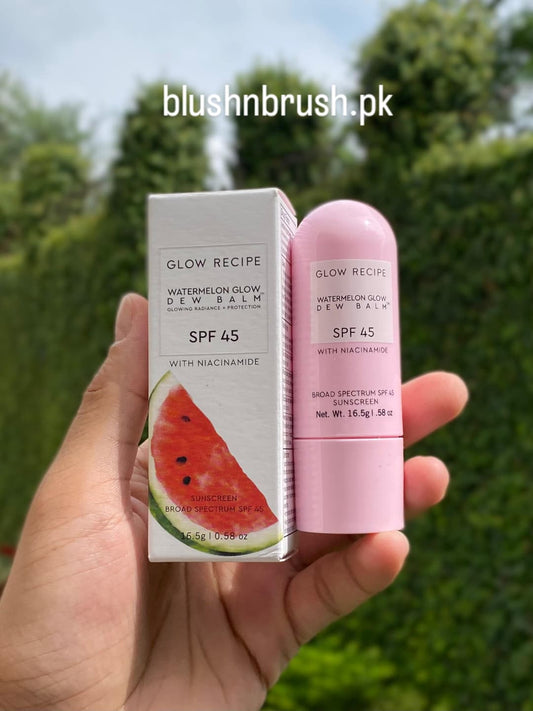 Glow Recipe Watermelon Glow Dew Balm SPF 45 with Niacinamide – Glowing Radiance + Protection