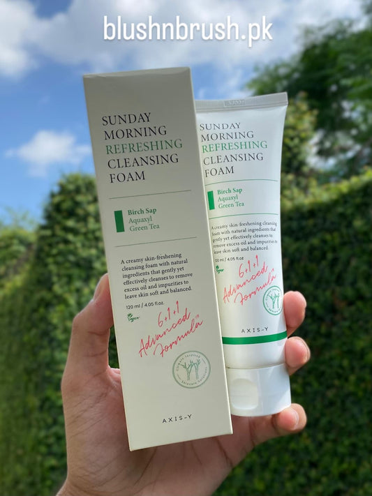 Axis-Y Sunday Morning Refreshing Cleansing Foam – 120ml