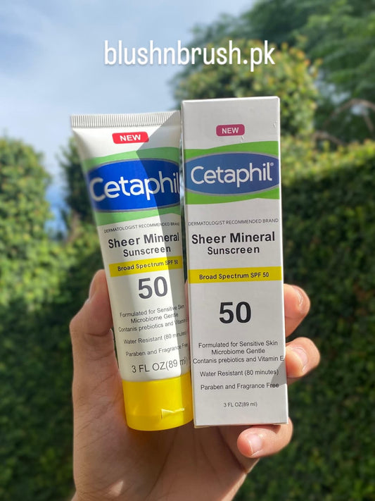 Cetaphil Sun SPF50 Sheer Mineral Sunscreen – 89ml