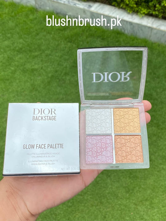 Dior Backstage Glow Face Palette - 4 Universal Highlighting & Blushing Shades