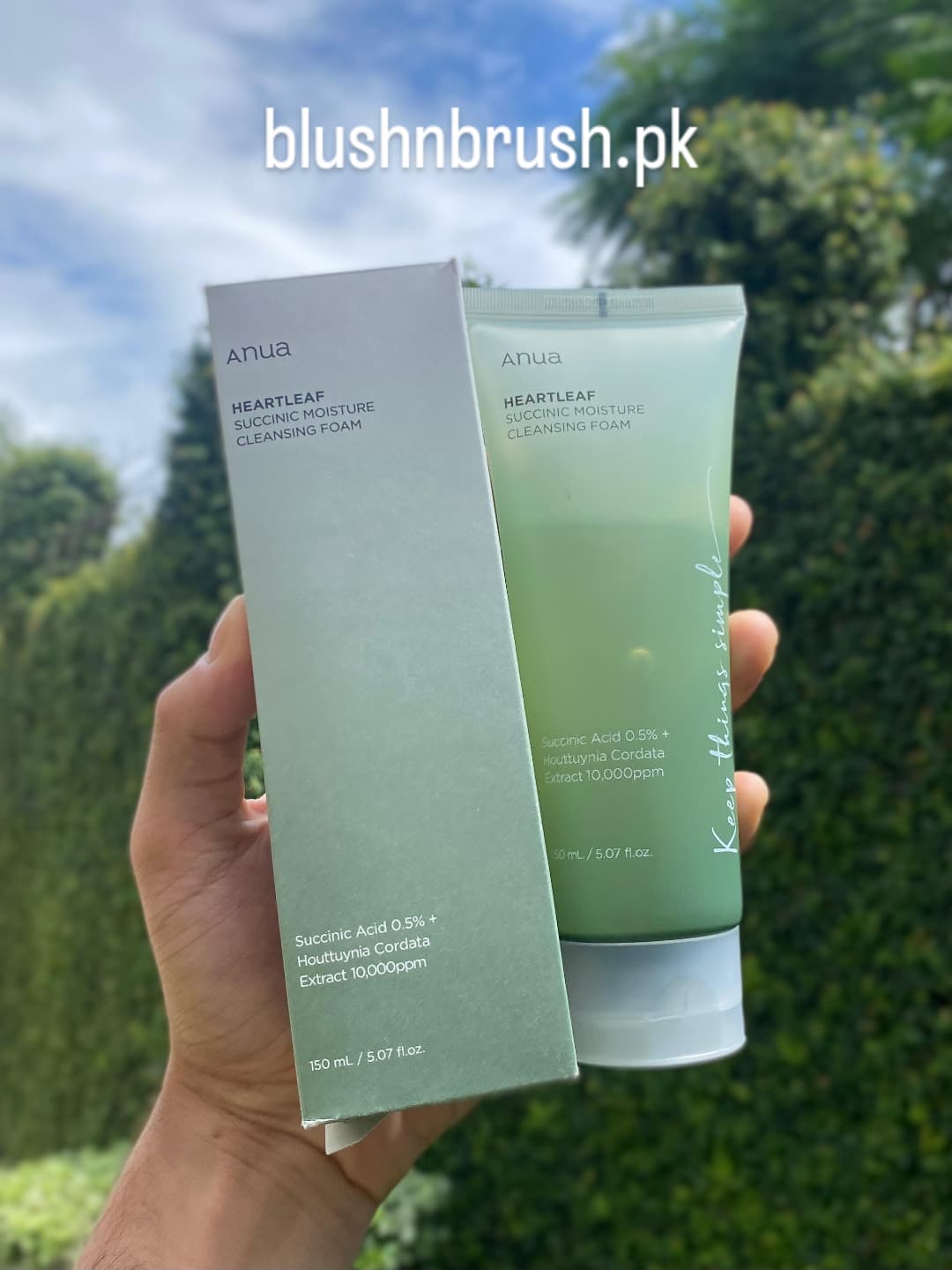 Anua Heartleaf Succinic Moisture Cleansing Foam – 150ml