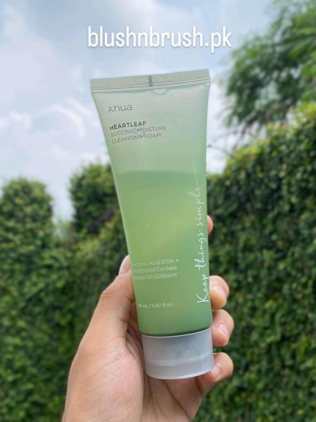 Anua Heartleaf Succinic Moisture Cleansing Foam – 150ml