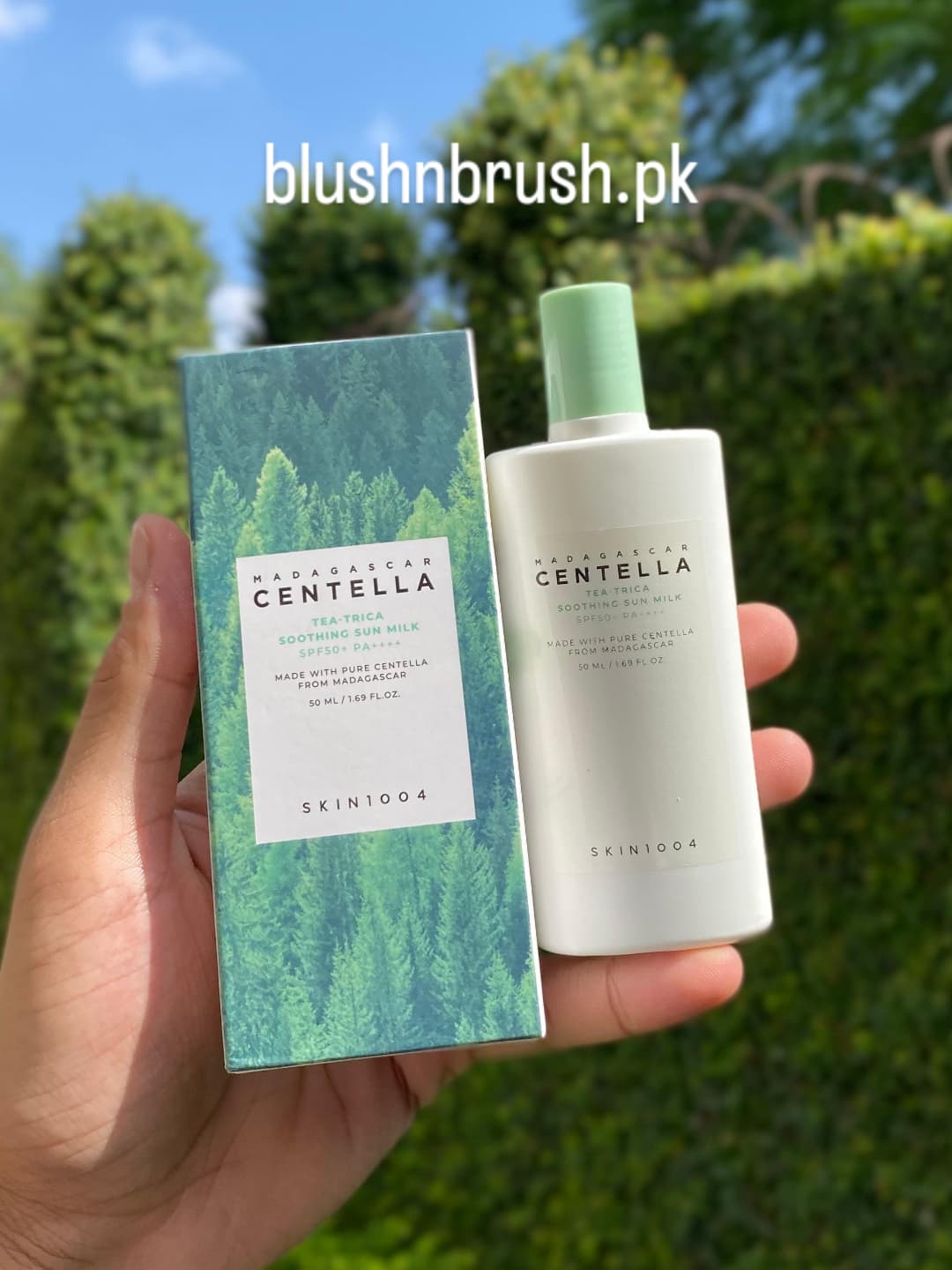 SKIN1004 Madagascar Centella Tea-Trica Soothing Sun Milk – SPF50+ PA++++ – 50ml